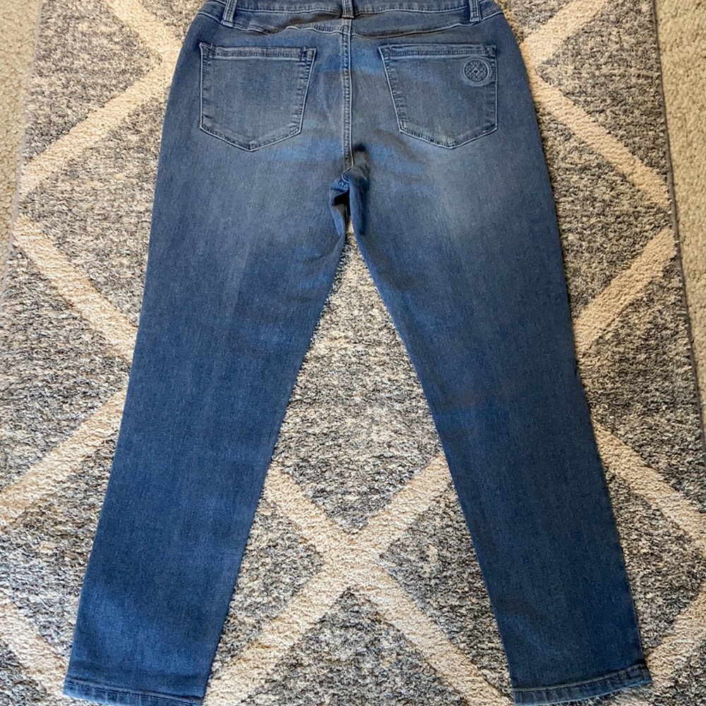Laurie Felt Silky Denim Center Seam Ankle Skinny - Picture 4 of 10